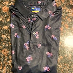 Jack Nicklaus Golf Polo, Floral, Size XL